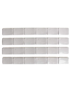 Pesas de Rueda Adhesivas ACCRETION 12 Oz Gris 24 Piezas