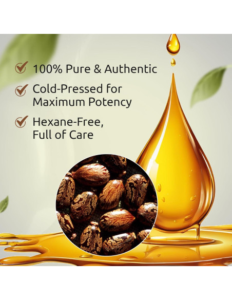 Kit de Aceite de Ricino Orgánico 200ml + Botella 5ml - Peakish