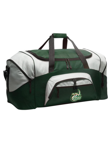 Bolsa Duffle Grande UNCC 49ers - Poliester 600D Verde