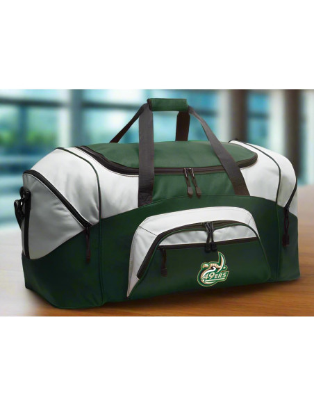 Bolsa Duffle Grande UNCC 49ers - Poliester 600D Verde