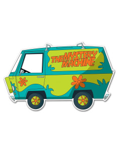 Calcomanía Scooby-Doo Máquina del Misterio Elektroplate 8.89x14.22cm