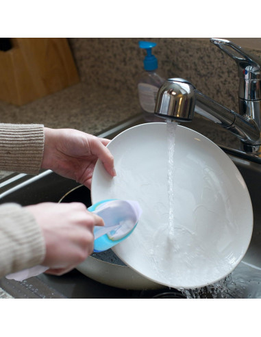 Kit de Varitas para Lavar Platos FoldTier 4 Varitas y 12 Esponjas