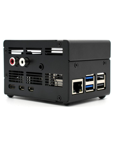 Caja para Raspberry Pi 5 KKSB - Compatible con DAC Pro y IQaudio