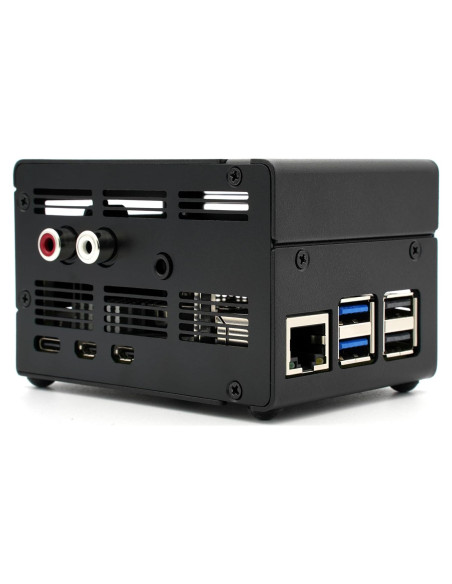 Caja para Raspberry Pi 5 KKSB - Compatible con DAC Pro y IQaudio