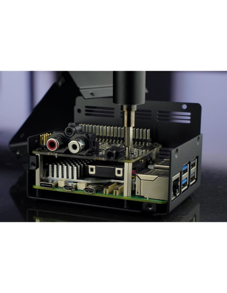 Caja para Raspberry Pi 5 KKSB - Compatible con DAC Pro y IQaudio