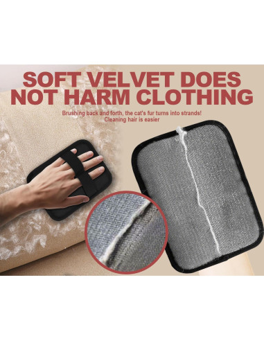 Guantes Electroestáticos Reutilizables para Remover Pelo de Mascotas - 2 Piezas