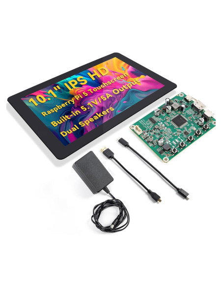 Pantalla Táctil IPS HD 10.1" SunFounder para Raspberry Pi 5