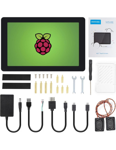 Pantalla Táctil IPS HD 10.1" SunFounder para Raspberry Pi 5