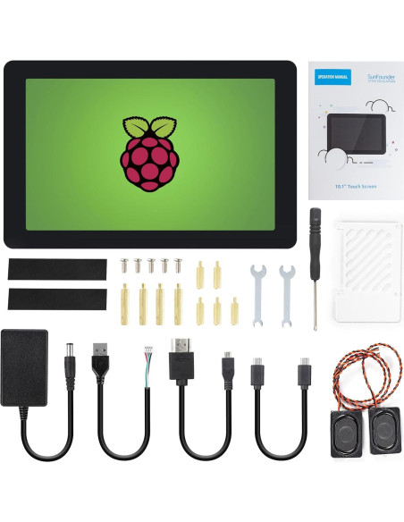 Pantalla Táctil IPS HD 10.1" SunFounder para Raspberry Pi 5