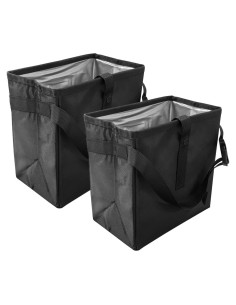 Bote de Basura para Autos DUSCOKE 9L Impermeable 2PCS