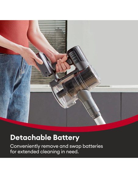 Aspiradora Inalámbrica Ultenic U12 550W 50Kpa con Pantalla LED