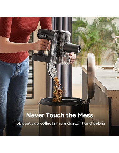 Aspiradora Inalámbrica Ultenic U12 550W 50Kpa con Pantalla LED