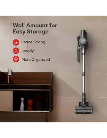 Aspiradora Inalámbrica Ultenic U12 550W 50Kpa con Pantalla LED