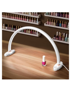 Lámpara de Escritorio LED Media Luna Welltell 40.64cm 3 Temperaturas