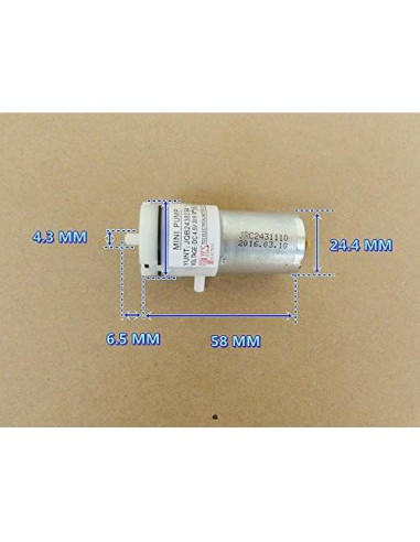 Bomba de aire mini BAENRCY 6V 3.2 LPM 100KPa