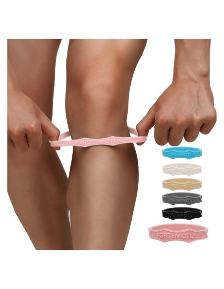 Correa de Soporte para Tendón Patelar FORTEMOTUS Rosa S/M