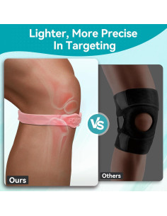 Correa de Soporte para Tendón Patelar FORTEMOTUS Rosa S/M 2