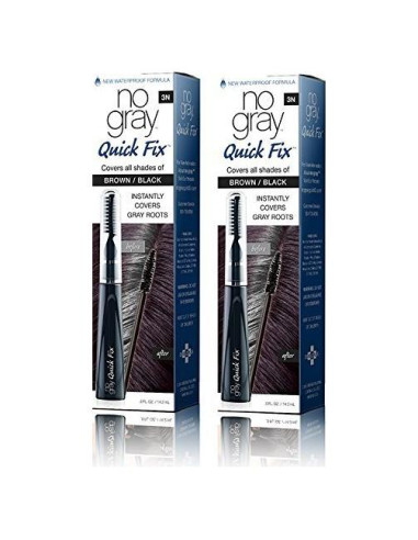 No Gray Quick Fix Toque Instantáneo Raíces Grises Marrón Oscuro