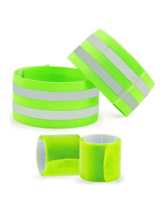 Ubrand 4 Bandas Reflectantes de Seguridad para Muñeca y Tobillo