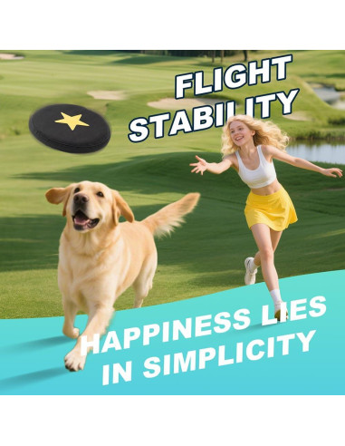 Disco Volador TSPRO para Perros Medianos y Grandes, Nylon Verde 24.1 cm