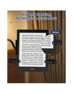 Control Remoto para Kindle Paperwhite TeoTeeo KT01 PRO Negro 2