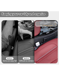 Relleno de Hueco para Asiento de Coche USSDE Estilo B - 2 Paquetes 2