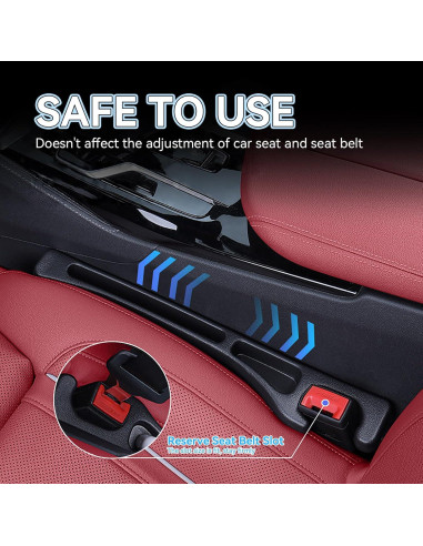 Relleno de Hueco para Asiento de Coche USSDE Estilo B - 2 Paquetes