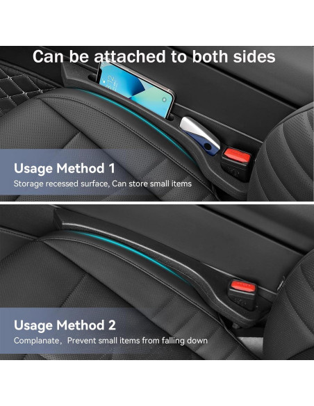 Relleno de Hueco para Asiento de Coche USSDE Estilo B - 2 Paquetes