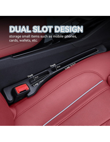 Relleno de Hueco para Asiento de Coche USSDE Estilo B - 2 Paquetes