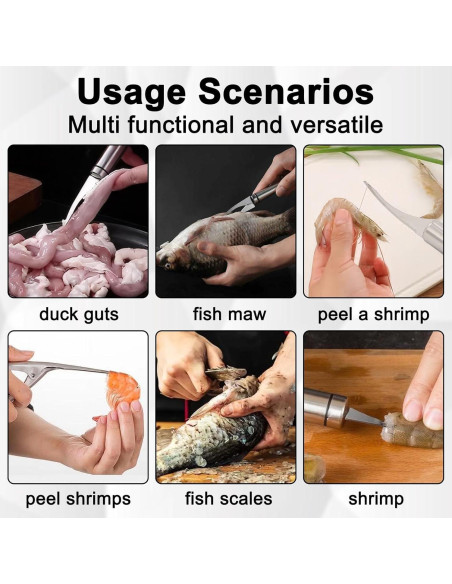 Kit de Pelado de Mariscos Giococo: Cangrejo y Camarones