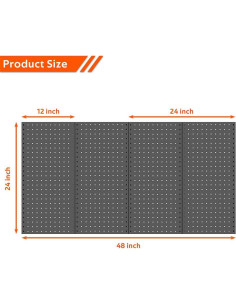 Paneles de Pared de Metal Ultrawall 4 Pcs para Herramientas 2