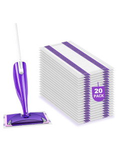 Almohadillas de Mopa Swiffer WetJet - 20 Unidades, 4 Capas Absorbentes