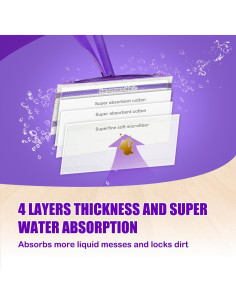 Almohadillas de Mopa Swiffer WetJet - 20 Unidades, 4 Capas Absorbentes 2