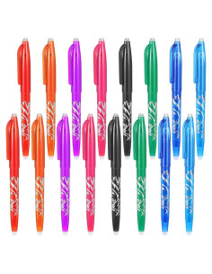 16 Bolígrafos Borrables por Calor Hpmjz para Tela - Marcado Preciso