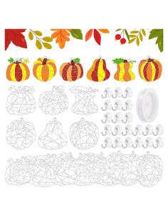 Kit de Manualidades Atrapa Luz RoundFunny 60 Piezas Otoño