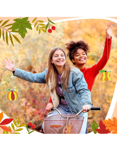 Kit de Manualidades Atrapa Luz RoundFunny 60 Piezas Otoño