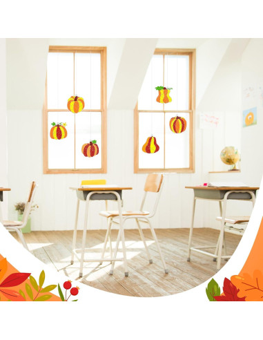 Kit de Manualidades Atrapa Luz RoundFunny 60 Piezas Otoño