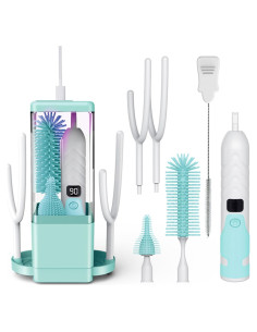 Limpiador Eléctrico de Botellas Vessena - Cerdas 360