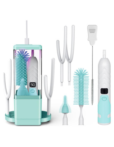 Limpiador Eléctrico de Botellas Vessena - Cerdas 360