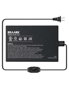 Almohadilla de Calentamiento para Reptiles ERAARK 20x30 cm Ajustable