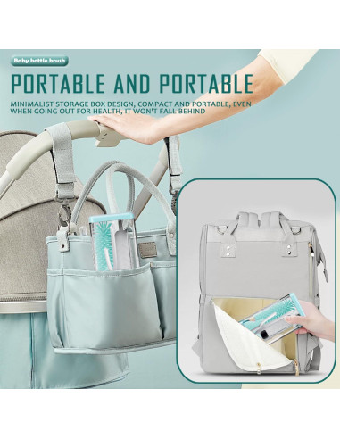 Limpiador Eléctrico de Botellas Vessena - Cerdas 360