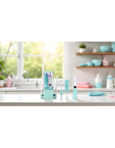 Limpiador Eléctrico de Botellas Vessena - Cerdas 360