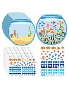 32 Pegatinas Acuario MARAI para 100 Días de Escuela - Manualidades