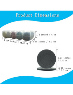 Set de 100 Fichas de Póker Coloridas Micreen con Caja 2