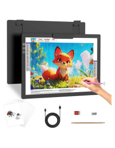 Mesa de Luz A4 Wsenlight Inalámbrica Recargable LED 6 Niveles