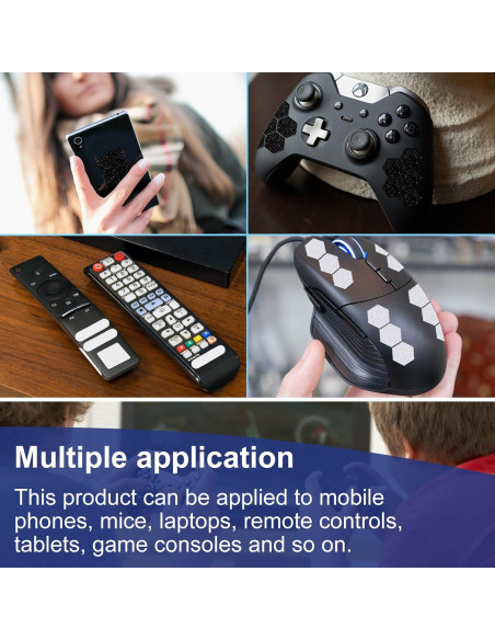 Cinta de Agarre Antideslizante ACFELLE 4Pack Negro y Transparente