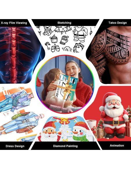 Mesa de Luz A4 Wsenlight Inalámbrica Recargable LED 6 Niveles