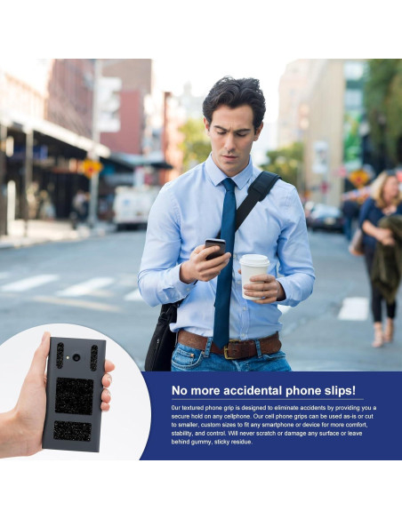 Cinta de Agarre Antideslizante ACFELLE 4Pack Negro y Transparente