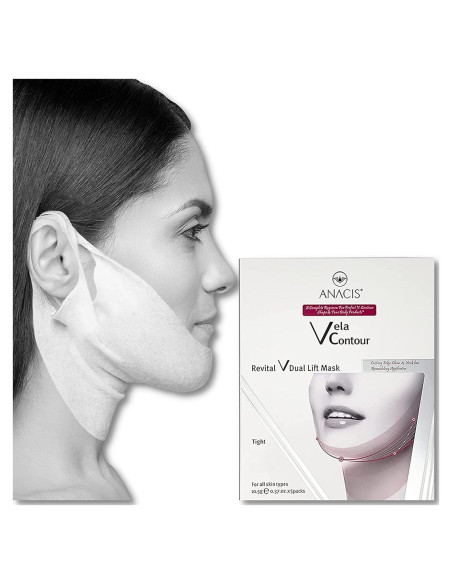 Máscara Reafirmante para Cuello y Barbilla Anacis - 5 Unidades