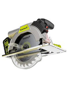 Sierra Circular Inalámbrica YOWMOFT 20V 6.5" Sin Escobillas
